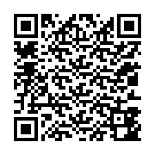 QR-koodi puhelinnumerolle +12013842014