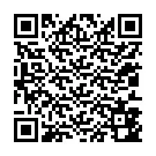 QR-code voor telefoonnummer +12013842504