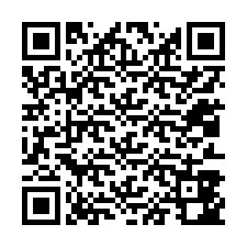 QR-code voor telefoonnummer +12013842813