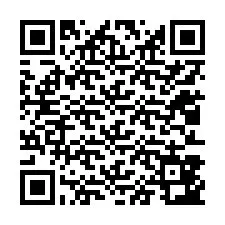 Kode QR untuk nomor Telepon +12013843422