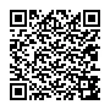 Código QR para número de teléfono +12013843452