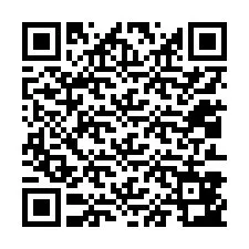 QR Code สำหรับหมายเลขโทรศัพท์ +12013843453