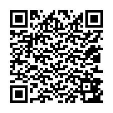 QR-код для номера телефона +12013843689