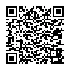 Kode QR untuk nomor Telepon +12013843883