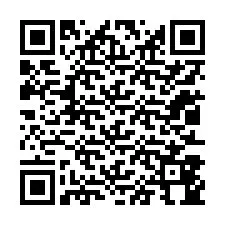 Código QR para número de teléfono +12013844195