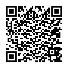 QR-koodi puhelinnumerolle +12013847873