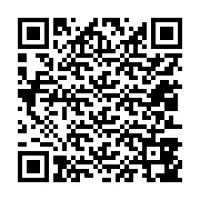 QR-код для номера телефона +12013847877