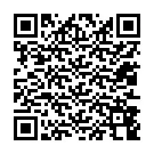 Código QR para número de teléfono +12013848687