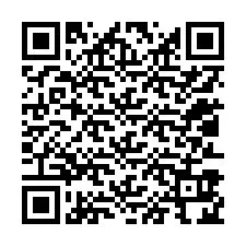 Código QR para número de telefone +12013924078