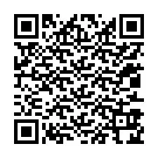 QR Code สำหรับหมายเลขโทรศัพท์ +12013924080