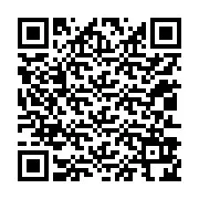 Código QR para número de teléfono +12013924670