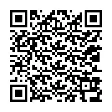 Código QR para número de teléfono +12013936428