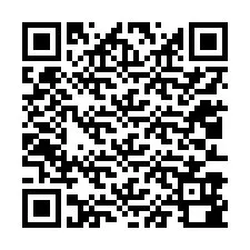 QR-kood telefoninumbri jaoks +12013980132