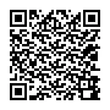 QR kód a telefonszámhoz +12013980279