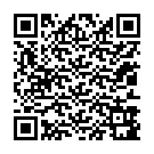 QR kód a telefonszámhoz +12013981405