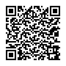 QR код за телефонен номер +12013981825