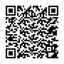 Código QR para número de teléfono +12013982287