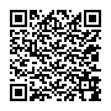 QR Code สำหรับหมายเลขโทรศัพท์ +12013984594