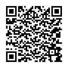 QR-код для номера телефона +12013984770