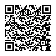 QR-код для номера телефона +12013984772