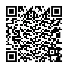 Código QR para número de teléfono +12013985670