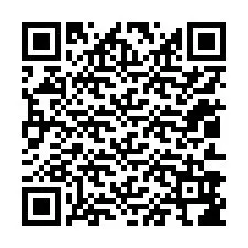 QR kód a telefonszámhoz +12013986215