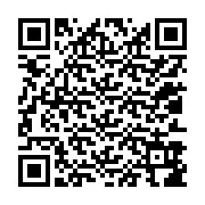 QR-код для номера телефона +12013986418