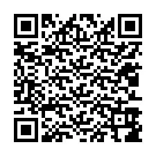 Kode QR untuk nomor Telepon +12013986822