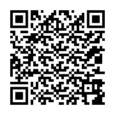 Código QR para número de telefone +12013986881