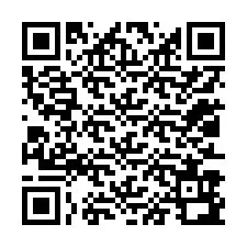 QR код за телефонен номер +12013992599