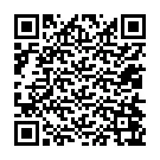 Kode QR untuk nomor Telepon +12014067247