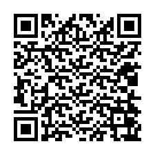 QR код за телефонен номер +12014067432