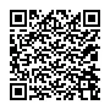 QR код за телефонен номер +12014068381