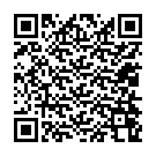 QR kód a telefonszámhoz +12014068477