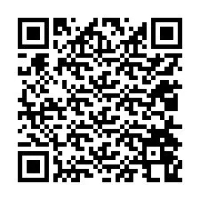 QR-koodi puhelinnumerolle +12014068722