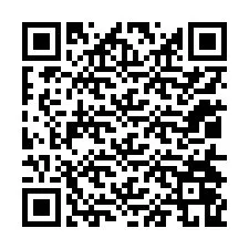 QR-koodi puhelinnumerolle +12014069345