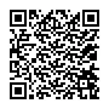 QR код за телефонен номер +12014069709