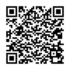 QR код за телефонен номер +12014070402