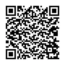 QR-код для номера телефона +12014071622