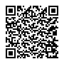 QR код за телефонен номер +12014071624