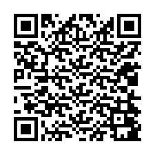 QR код за телефонен номер +12014081032