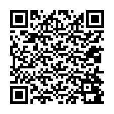 QR kód a telefonszámhoz +12014081643