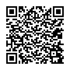 QR-koodi puhelinnumerolle +12014081647