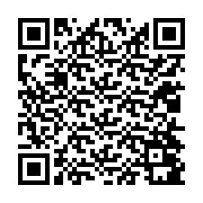 QR код за телефонен номер +12014081662