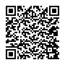 QR-код для номера телефона +12014081667