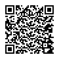 QR-koodi puhelinnumerolle +12014082827