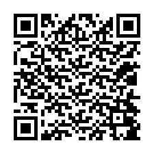 QR kód a telefonszámhoz +12014085259