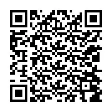 QR-koodi puhelinnumerolle +12014086334