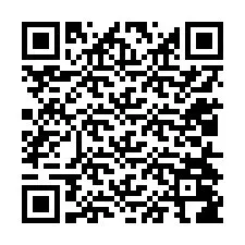 Kode QR untuk nomor Telepon +12014086336