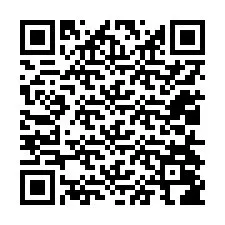 Kode QR untuk nomor Telepon +12014086337